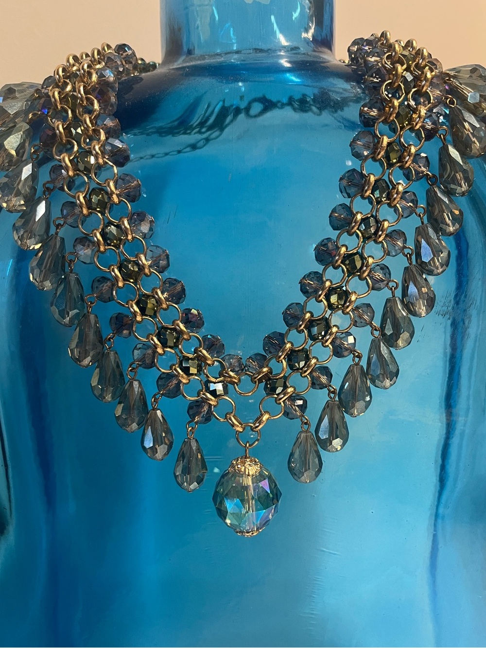 Beaded Statement Necklace